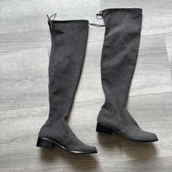 Charles By Charles David Boots Womens 10 M Gammon Tall Over The Knee Riding Gray - Picture 1 of 4